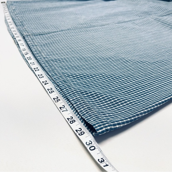 Susan Bristol Gingham Denim Bib Pocket Overall Prairie Dress - Picture 6 of 10